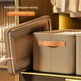 thumbnail image 2 of 2/4PCS Cation Multi Functional Folding Wardrobe Organizer, Multi-functional Folding Wardrobe Boxes, Foldable Drawer Storage Boxes with Handles(18.5*11.02*7.87 inches) (Grey*4), 2 of 7