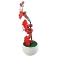 thumbnail image 5 of Flower Artificial Potted Artificial Potted Flower Home Indoor Office Ornaments Outdoor Plant Boutique Decorative Red Smile Home, 5 of 9