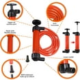 thumbnail image 5 of MeasuPro Siphon Hand Pump For Water - 15" Manual Water Pump, Gas Siphon Kit, Hand Bilge Pump With High Suction For Water Removal, Fuel Liquid Transfer, 5 of 6