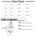 thumbnail image 3 of CEHVOM Ladies Women's Bathing Suit Tie Dyed Gradient Bow Pattern Printed Bikini Swimsuit, 3 of 8