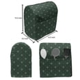 thumbnail image 4 of Fleur De Lis Stand Mixer Cover, Baroque Pattern Medieval French Motifs Royal Ornate Classic, Kitchen Appliance Organizer Bag Cover with Pockets, 5 Quarts, Hunter and Sage Green, by Ambesonne, 4 of 4