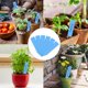 thumbnail image 5 of Etiquetas de planta de plástico oso de fresa 100 Uds 10x2cm Azul, 5 of 5