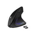 thumbnail image 1 of Ratón ergonómico vertical inalámbrico recargable - negro, 1 of 1