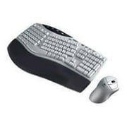 Logitech Cordless Desktop Pro - Keyboard and mouse set - wireless - English - white - retail