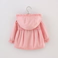 thumbnail image 4 of Rovga Fall Coats For Boys Girlstoddler Casual Spring Hooded Jackets Windbreaker Jacket Outwear Coat Baby Girls Toddler Warm Tops Pink 2-3 Years, 4 of 7
