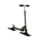 thumbnail image 1 of Patinete de nieve para niños, trineo de dos ruedas, marco de metal, soporte de altura ajustable, conversión de patinete para niños, patineta de esquí, Negro, 1 of 8