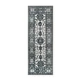 thumbnail image 4 of My Magic Carpet 2.5'x7' Machine Washable Non-Slip Kitchen Hallway Runner Rug - Ramage Grey, 4 of 5