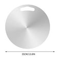 thumbnail image 3 of Circular 304 Stainless Steel Cutting Board Thawing Cutting Board Kitchen Stainless Steel Cutting Board, Xinsrenus Under $5! Circular 304 Stainless Steel Cutting, 3 of 7
