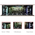 thumbnail image 2 of 1/64 Scale Car Garage Diorama with USB LED Light Realistic Parking Lot Display Case for Model Cars & Miniature Vehicles,hd-M008-26, 2 of 6