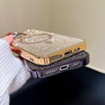 thumbnail image 4 of Designed for iPhone Case,Luxury Sparkling Diamond Cover Glitter Shiny Rhinestone (Compatible with Magsafe) Shockproof Protective Cover Phone Case (iPhone 15 Plus,White), 4 of 6