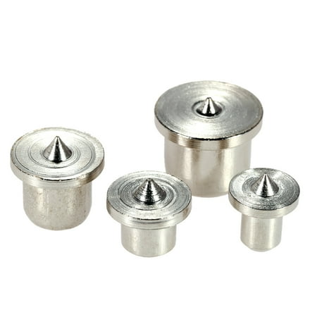 Center Punch Set - 4pcs/set Dowel and Tenon Center Set Woodworking Top Locator Roundwood Punch 6mm 8mm 10mm 12mm