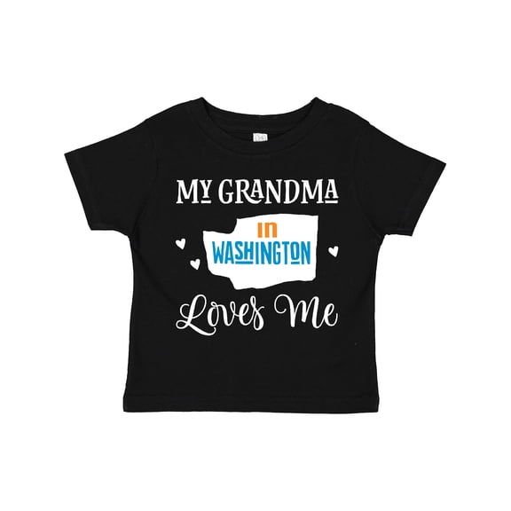 Inktastic Washington Grandma Loves Me Boys or Girls Toddler T-Shirt