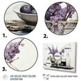 thumbnail image 3 of Designart "violet Beige Minimalism Balance And Contrast Pottery" Abstract Still Lifes Floater Framed Canvas Wall Art, 3 of 7