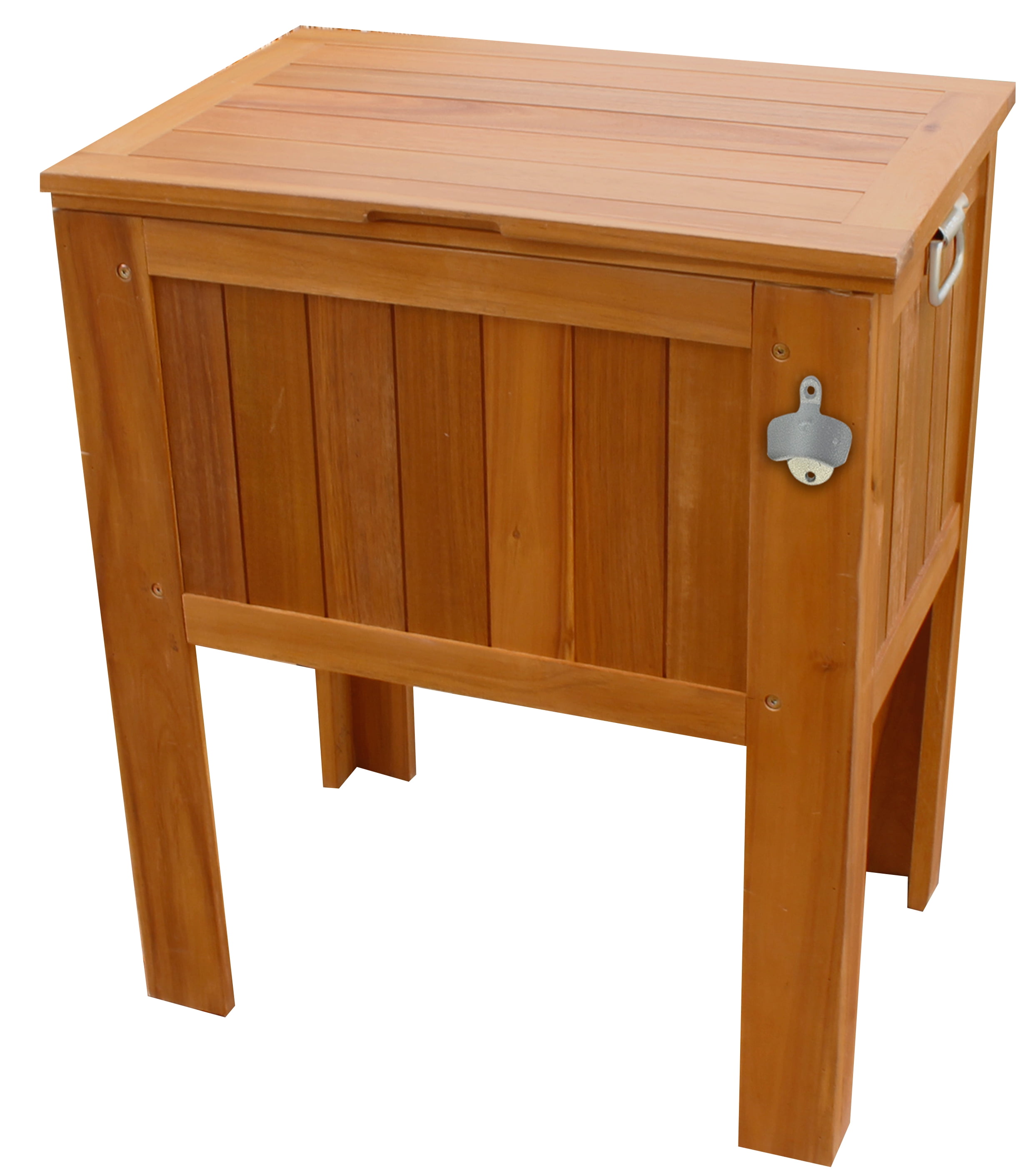 Leigh Country 56 Qt Slatted Wooden Cooler Walmart Com