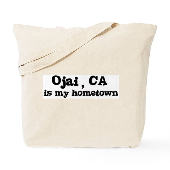 CafePress - Ojai Hometown Tote Bag - Unisex Canvas Tote Bag, Beige, 1-Piece