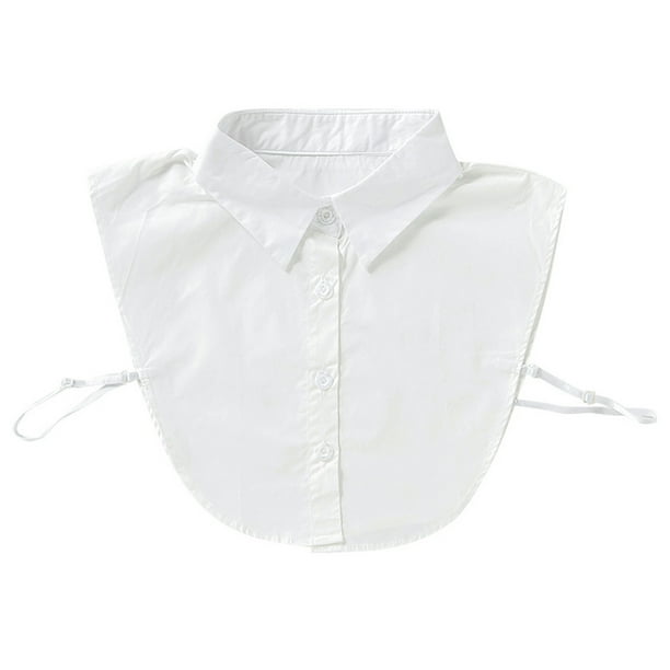Jooan Fake Collar Cotton Half Shirt Detachable Collar Formal Women Blouse False Cloth Accessory White Walmart Com Walmart Com Jooan Fake Collar Cotton Half Shirt Detachable Collar Formal Women Blouse False Cloth Accessory White Walmart Com Walmart Com