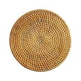 thumbnail image 1 of Handmade Rattan Insulation Mat Table Mat Anti Scald Round Bowl Mat Dish Mat Tea Set Accessories Tea Mat Cup Mat Saucer, 1 of 3