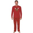 thumbnail image 3 of Funny Nutcracker Matching Family Christmas Pajamas, What’s Crackin Oh Nuttin Holiday PJs for Family and Pet, Red, 3 of 7