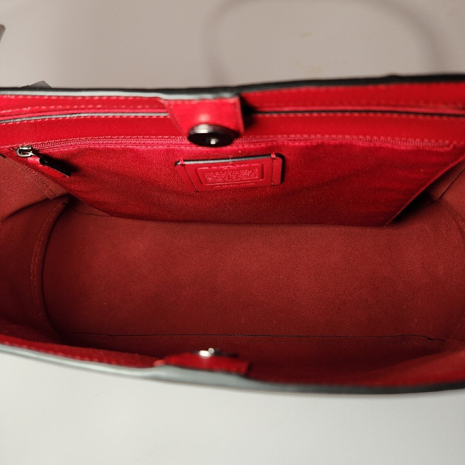 Leather coach tote new arrivals