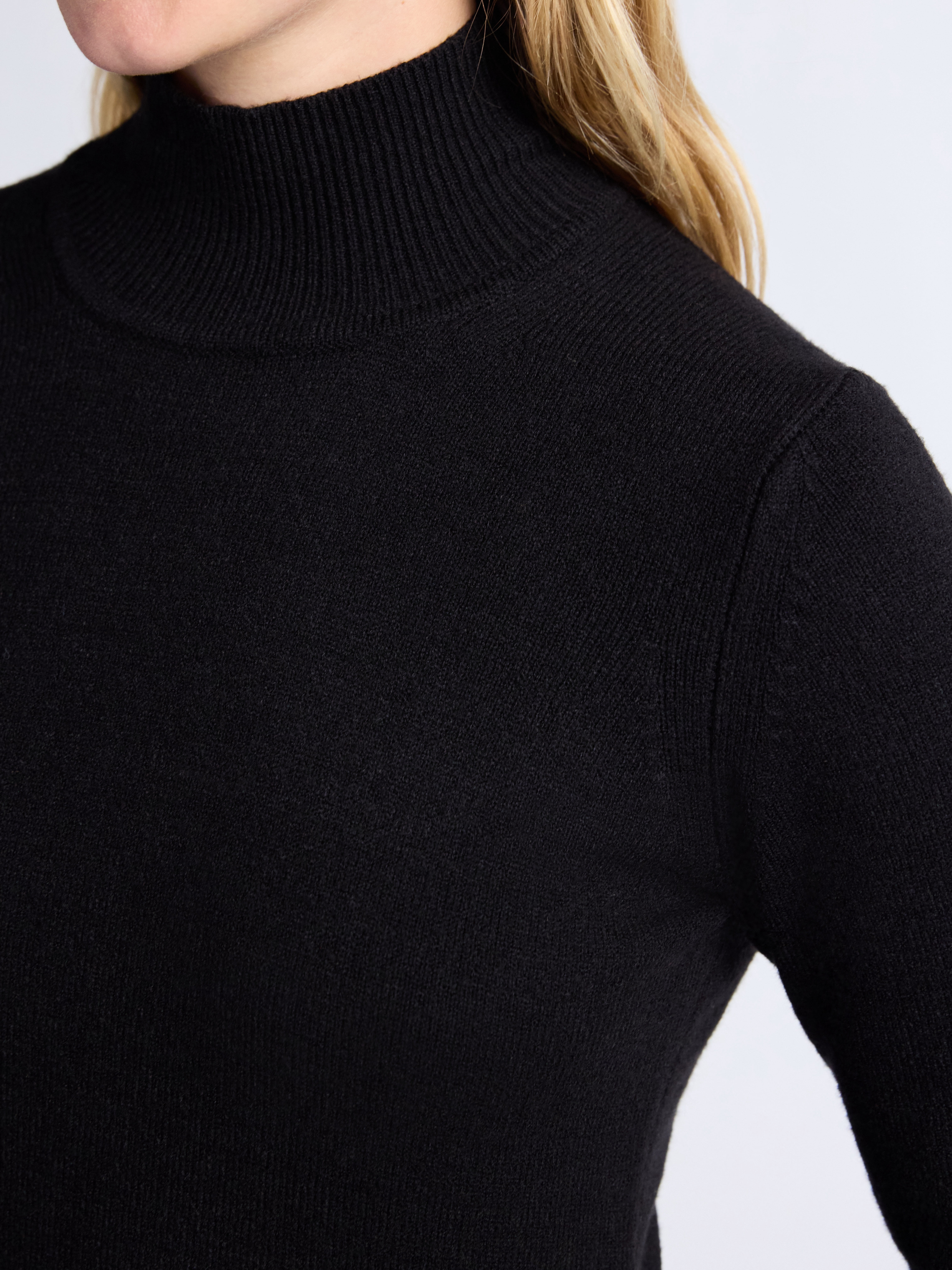 Free Assembly Women's Turtleneck Sweater Midi Dress with Long Sleeves, Sizes XS-XXL