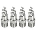thumbnail image 4 of Unique Bargains Spiral Cone Atomization Nozzle, 3/8 BSPT 316 Stainless Steel Sprinkler, 4 Pcs (Bright Silver), 4 of 4
