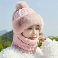 thumbnail image 3 of Weflink Thickened Plush Knitted Hat with Neck Gaiters Face Cover Cold Weather Protection Pullover Russian Hat for Winter Outdoor, 3 of 17