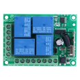 thumbnail image 4 of Zyyini Wireless Relay Switch,DC12V 4-CH 433MHZ Wireless Garage Doors Control Switch Receiver Board with Remote Controller,Wireless Remote Switch, 4 of 8