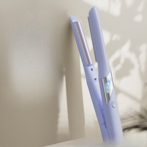 Lon Straightener Curler 2-in-1 Combo Reserve Vibrating Styling Iron High Top Curling Iron