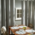 thumbnail image 4 of TOWN & COUNTRY BASICS Cabana Stripe Indoor Outdoor Placemats 4-Pack Set, Reversible and Easy Clean, Navy Blue/White, 15" Round, 4 of 13