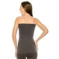 thumbnail image 3 of Kurve by Idea Seamless women's Seamless Stretch Long Bandeau Tube Top, UV Protective Fabric, UPF 50+, Made in USA, 3 of 3