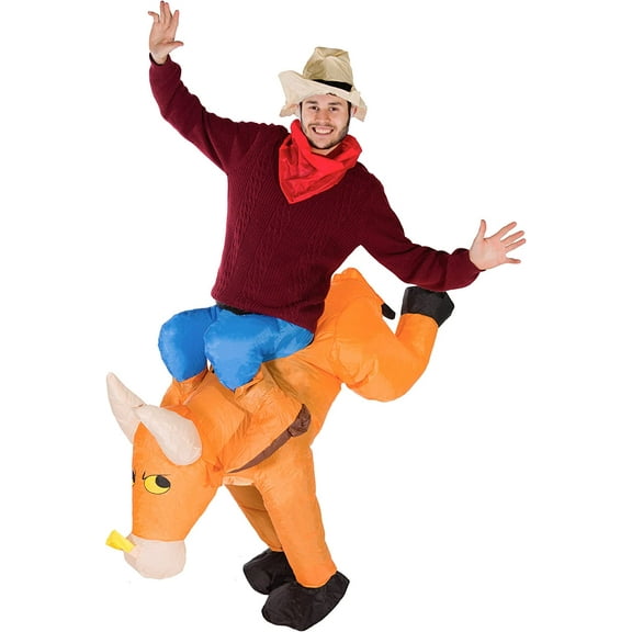 Bull Ride Inflatable Costume for Adults (One Size)