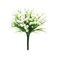 thumbnail image 6 of EGYMEN Artificial Flower Bundle, Lifelike Faux Floral Arrangement with 7 Flexible Stems, Realistic Green Shrubs for Indoor or Outdoor Decoration(Yellow), 6 of 6