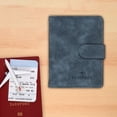 thumbnail image 6 of PU Leather Purse Travel Case Fashion s ID Card Case Durable Cover Holder for Woman and blue, 6 of 8