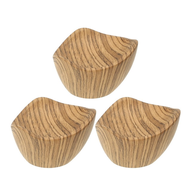Shisuyan 3pcs Wood Pattern Pot Cover Knobs Pan Lid Holding Handle Pot Lid Cover Handle