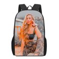 thumbnail image 1 of Addison Rae Print Backpacks Children School Bags Boys Girls Casual Backpack Kids Book Bag Teenager Shoulder Bags Travel Rucksack, 1 of 4