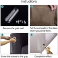 thumbnail image 5 of Pet Cat Anti-Scratch Guard Shield Training Strip Sofá Wall Door Protector Sticker (30 * 45/8pcs + 20pcs clavos), 5 of 5