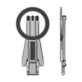 thumbnail image 1 of Foldable Metal Tripod Magnetic Phone Mount Pocket Sized Adjustable Magsafe Compatible Universal Holder Accessory, 1 of 9