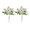 2Pc White, variant on OAVQHLG3B Artificial Flowers, Artificial Silk Pansy Flowers Outdoor Spring Flowers Pansies Wildflower Plants Faux Impatiens for Window Box Wedding Party Outside Garden Porch Decor,Purple 12.2 Inch