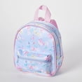 thumbnail image 1 of Claire's Small Blue and Pink Butterflies Backpack, 1 of 2