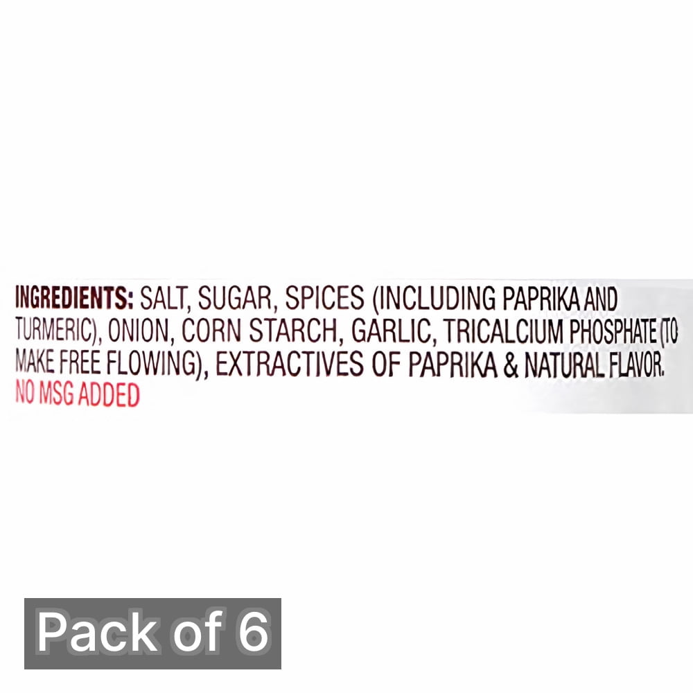 Lawry's Seasoned Salt 16 oz Bottle (Pack of 6)