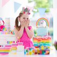 thumbnail image 5 of Birthday Hats Kids Birthday Party Cap Children Assorted Color Gold Glitter Fabric Wear-Resistant 1Pack, 5 of 5