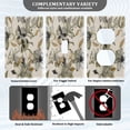 thumbnail image 3 of Light Switch Cover Switch Plate Outlet Cover Plug Cover for Electrical Unused Outlet Cover Lily Motifs Pattern, 3 of 6