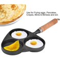 thumbnail image 5 of Mini Huevera 3 Moldes Tortilla De Hierro Fundido Freír Hamburguesa Patatas Fritas, 5 of 5