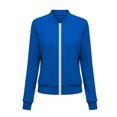 thumbnail image 6 of Vmvidoty Women Lightweight Jacket Long Sleeve Zipper Outerwear Coat Basic Loose Fit Top Travel Blue XL, 6 of 8
