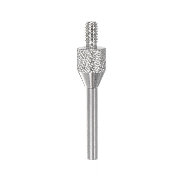 Uxcell Needle Point Contact Points 10mm Length 2mm Dia M2.5 Thread 303 Stainless Steel Flat Head