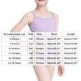 thumbnail image 3 of Miluxas Girl's V-Front Camisole Dance Leotard White 14-15Years, 3 of 7