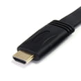 thumbnail image 2 of StarTech HDMIMM25FL 22.86585' HDMI S-Video Cable Black, 2 of 4