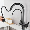 Kitchen Faucet with Drinking Filtered Water 360° Swivel Kitchen Sink
