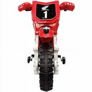 BEST RIDE ON CARS Honda CRF250R Dirt Bike 6V Red
