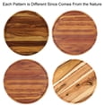 thumbnail image 4 of 10" Acacia Wood Lazy Susan Organizer Kitchen Turntable for Cabinet Pantry Table Organization, 4 of 10